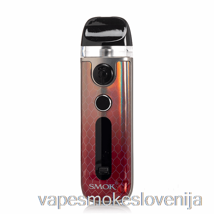 Vape Petrol Smok Novo 5 30w Pod Sistem Srebrno Rdeča Kobra